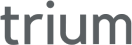 Trium official logo with grey colour